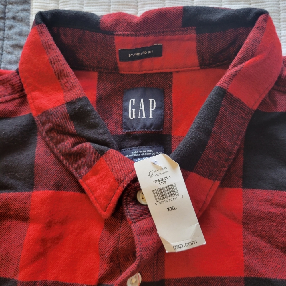 Gap flannel lumberjack shirt sz XXL